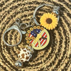Patriotic Keychain